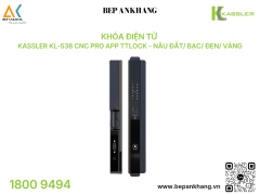 Khóa điện tử Kassler KL-538 CNC Pro App TTLock + Remote - Nâu Đất/ Bạc/ Đen/ Vàng